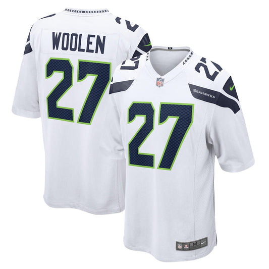 Youth Seattle Seahawks Tariq Woolen Game Jersey - White