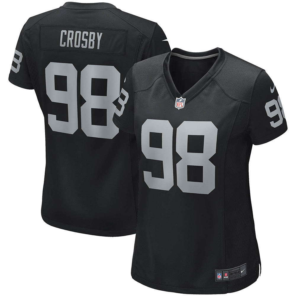 Women's Las Vegas Raiders Maxx Crosby Game Jersey Black