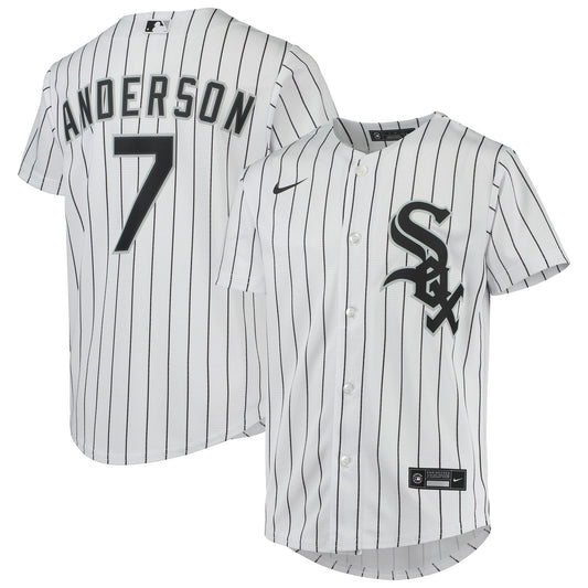 Tim Anderson Chicago White Sox Nike Youth Alternate Replica Player Jersey - White