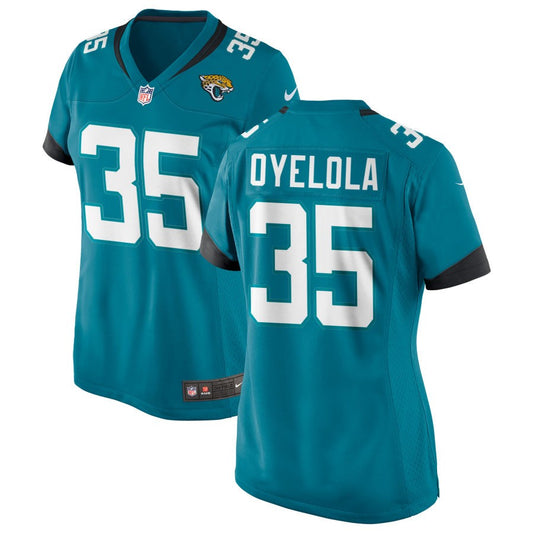 Ayo Oyelola Jacksonville Jaguars Nike Women's Alternate Jersey - Teal