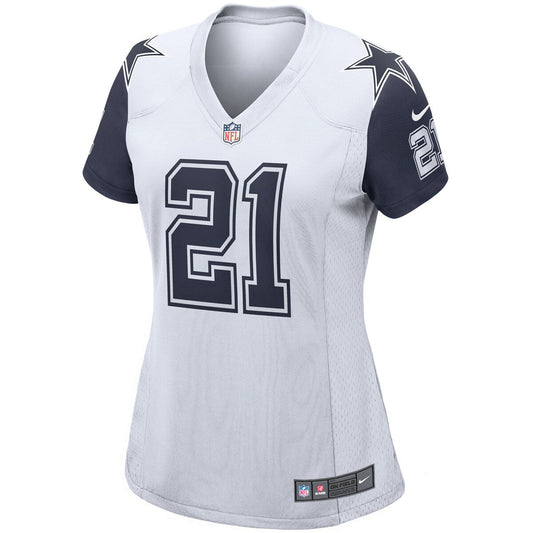 Women's Ezekiel Elliott Nike Dallas Cowboys Game Jersey - White