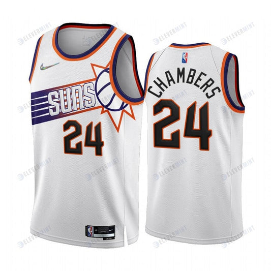 Tom Chambers 24 Phoenix Suns 2022-23 White Association Edition Jersey NBA 75th