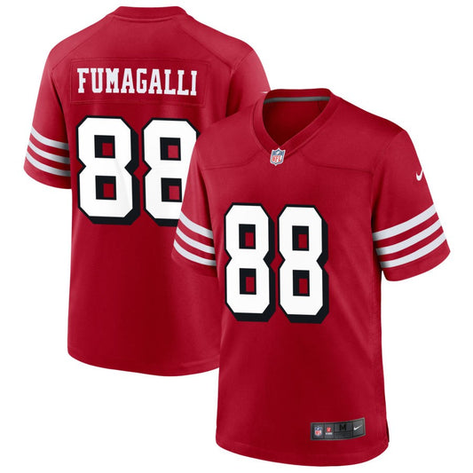 Troy Fumagalli San Francisco 49ers Nike Alternate Game Jersey - Scarlet