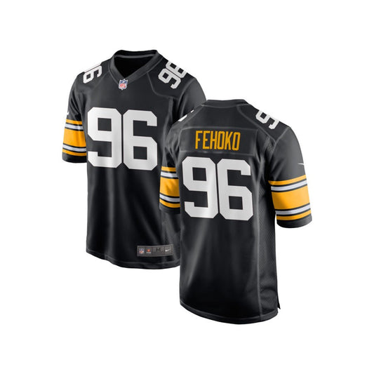 Breiden Fehoko Pittsburgh Steelers Nike Youth Alternate Game Jersey - Black