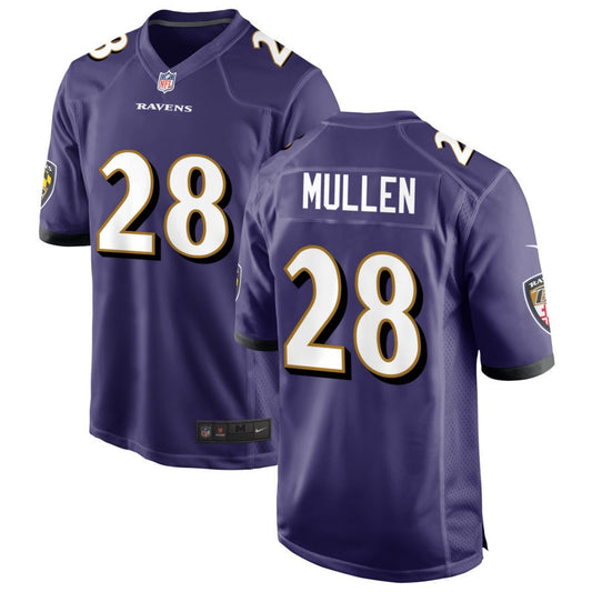 Trayvon Mullen Baltimore Ravens Nike Game Jersey - White