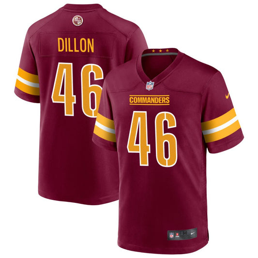 Brandon Dillon Washington Commanders Nike Game Player Jersey - Burgundy