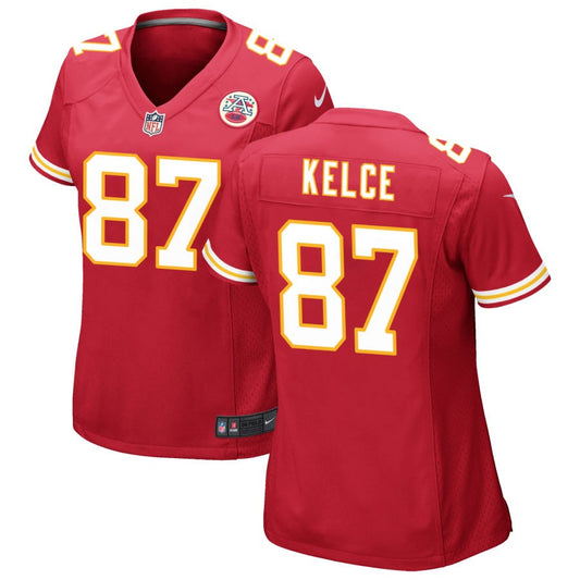 Travis Kelce Kansas City Chiefs Nike Women's Game Jersey - Red