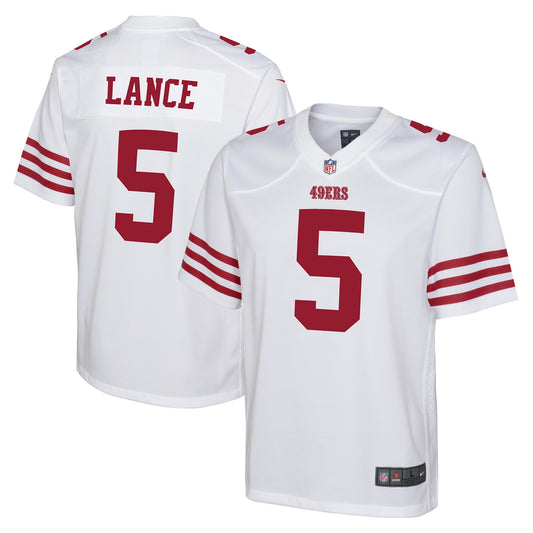 Trey Lance San Francisco 49ers Nike Youth Game Jersey - White