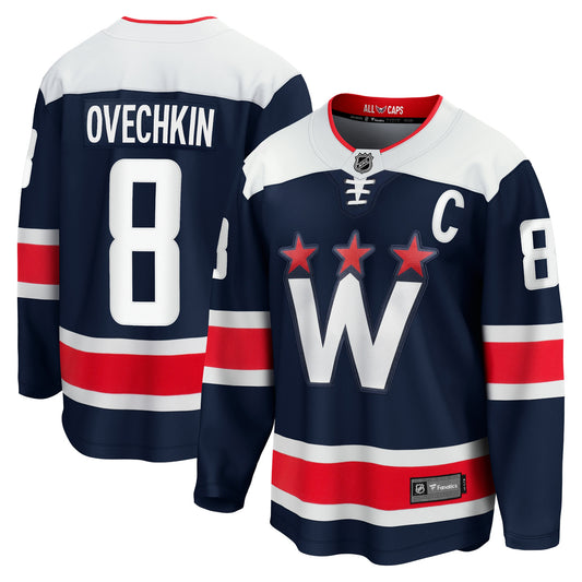 Alexander Ovechkin Washington Capitals Fanatics Branded 2020/21 Alternate Premier Breakaway Player Jersey - Navy