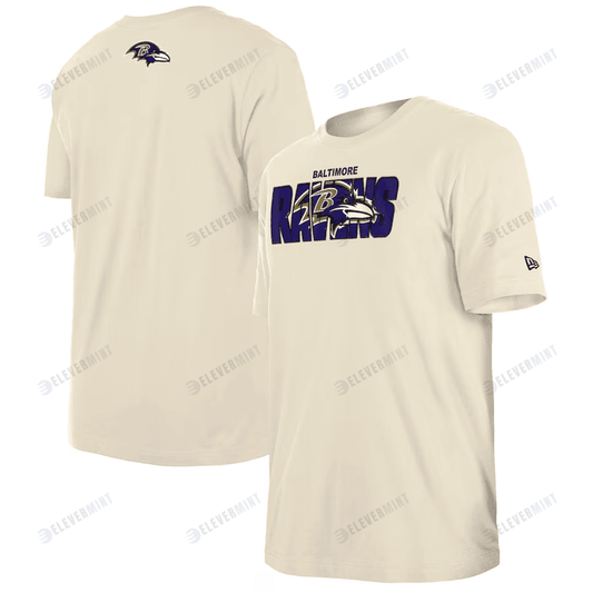 Baltimore Ravens 2023 NFL Draft T-Shirt - Cream