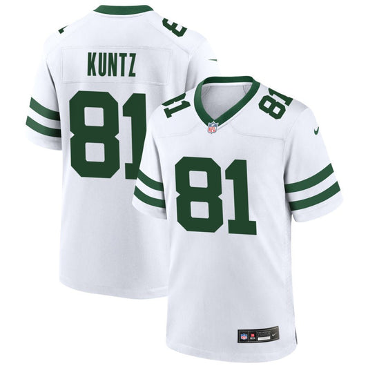 Zack Kuntz New York Jets Nike Legacy Game Jersey - White