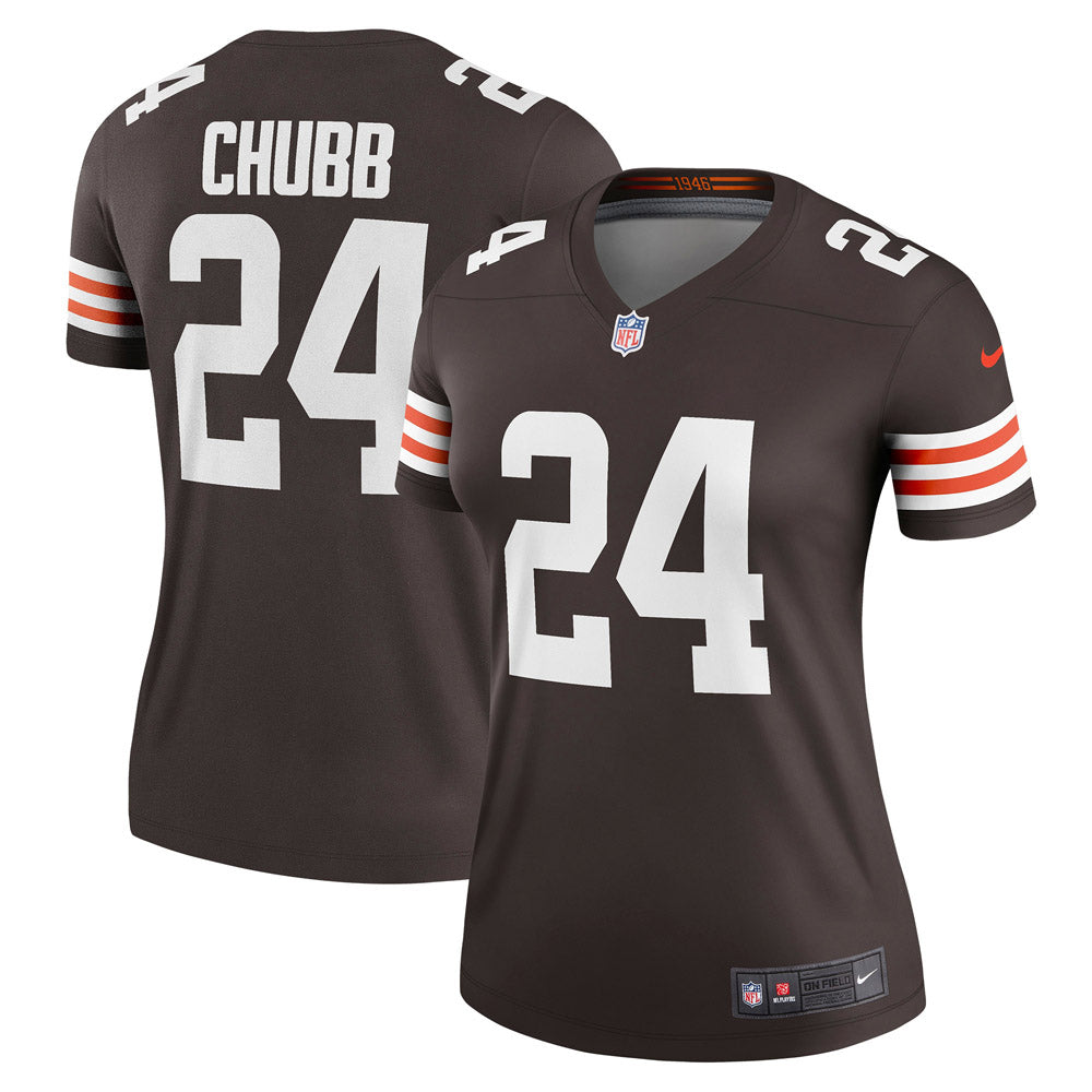 Women's Cleveland Browns Nick Chubb Legend Jersey Brown