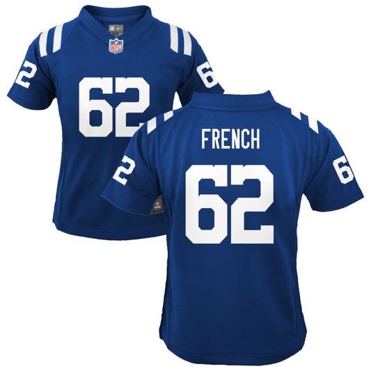 Wesley French Nike Indianapolis Colts Youth Game Jersey - Royal