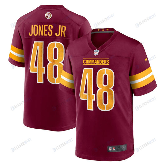 Andre Jones Jr. 48 Washington Commanders Men Game Jersey - Burgundy