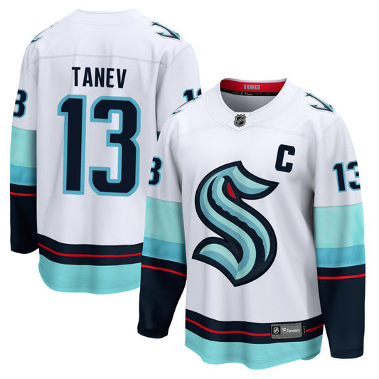 Brandon Tanev Seattle Kraken Fanatics Branded Away Breakaway Jersey - White