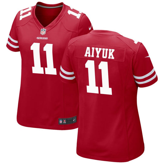 Brandon Aiyuk San Francisco 49ers Nike Women's Game Jersey - Scarlet