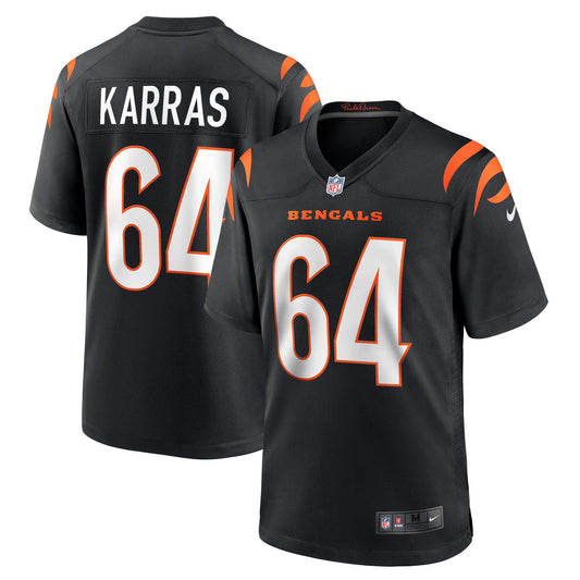 Ted Karras Cincinnati Bengals Nike Game Player Jersey - Black