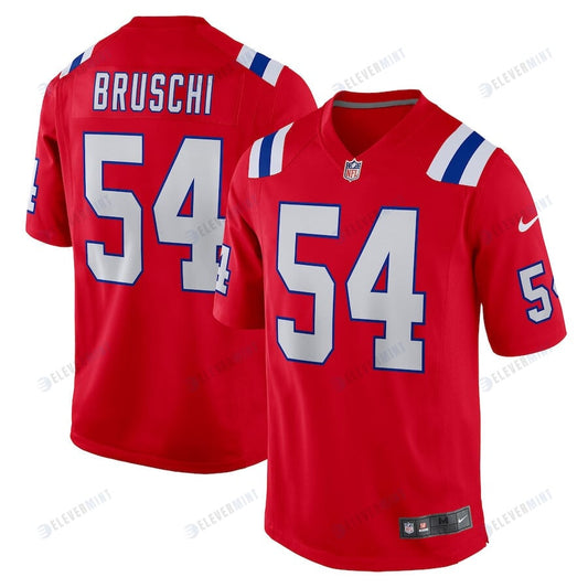 Tedy Bruschi 54 New England Patriots Men Retired Alternate Game Jersey - Red