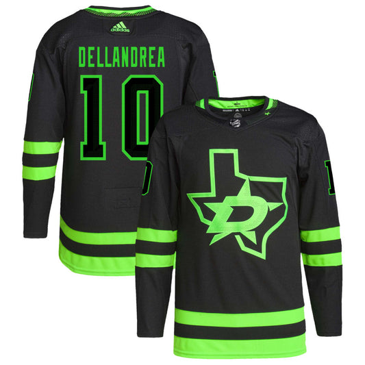 Ty Dellandrea Dallas Stars adidas Alternate Primegreen Authentic Pro Jersey - Black