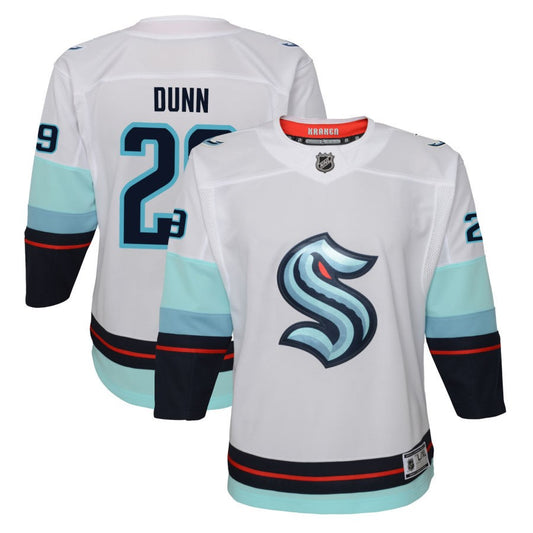 Vince Dunn Seattle Kraken Youth Away Premier Jersey - White