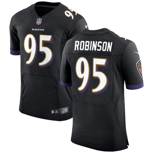 Tavius Robinson Baltimore Ravens Nike Speed Machine Elite Jersey - Black