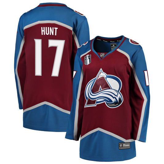 Brad Hunt Colorado Avalanche Fanatics Branded Women's Home 2022 Stanley Cup Final Breakaway Jersey - Burgundy