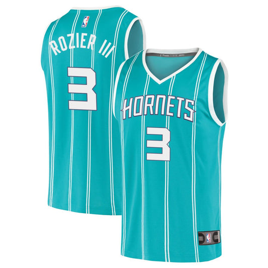 Terry Rozier III Charlotte Hornets Fanatics Branded 2020 Fast Break Replica Jersey - Icon Edition - Teal