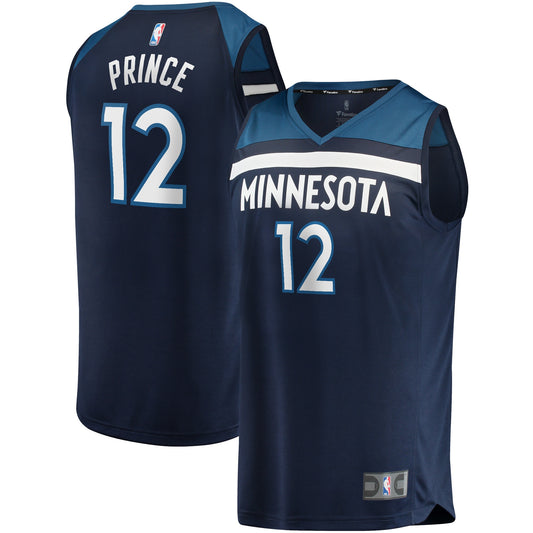 Taurean Prince Minnesota Timberwolves Fanatics Branded 2021/22 Fast Break Replica Jersey - Icon Edition - Navy