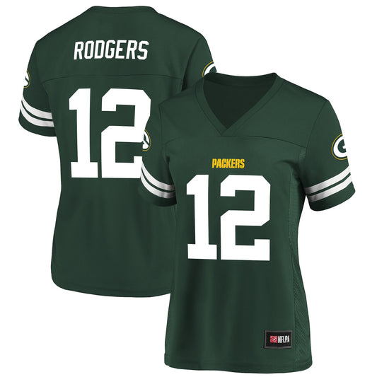 Women's Aaron Rodgers Green Green Bay Packers Player Jersey