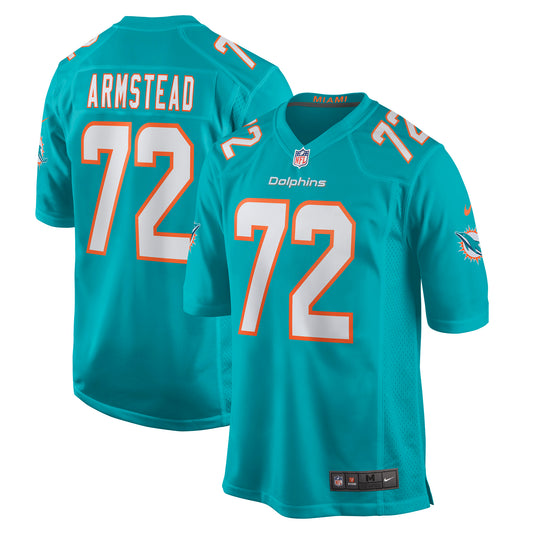 Terron Armstead Miami Dolphins Nike Game Jersey - Aqua