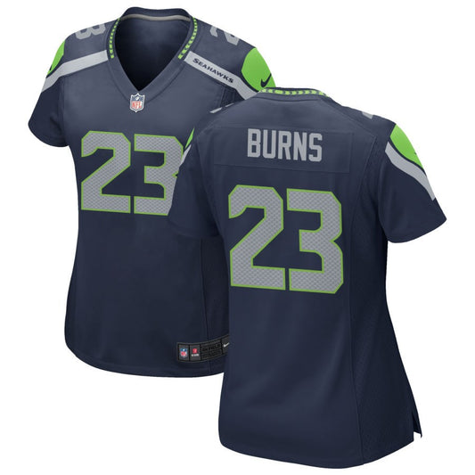 Artie Burns Seattle Seahawks Nike Women's Game Jersey - College Navy