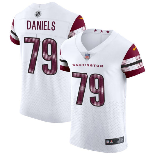 Braeden Daniels Washington Commanders Nike Vapor Untouchable Elite Jersey - White