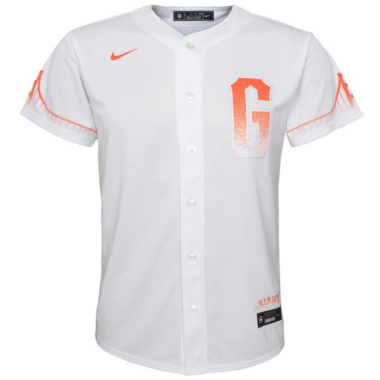 Boys' Grade School  Nike Giants City Connect Replica Jersey - White