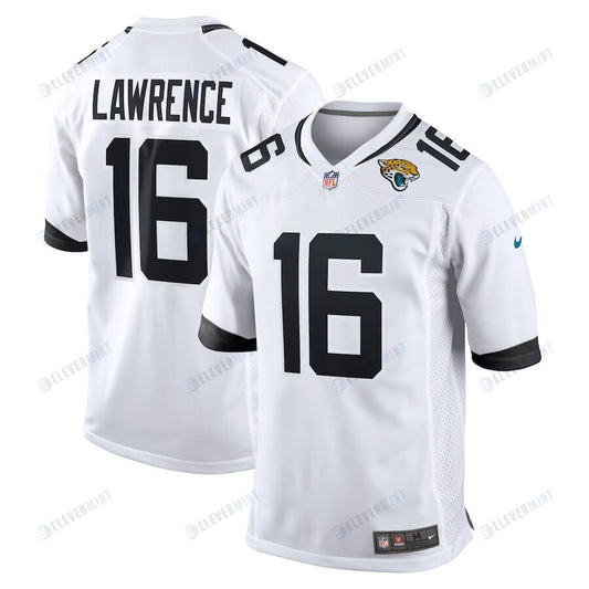 Trevor Lawrence 16 Jacksonville Jaguars Men's Game Jersey - White