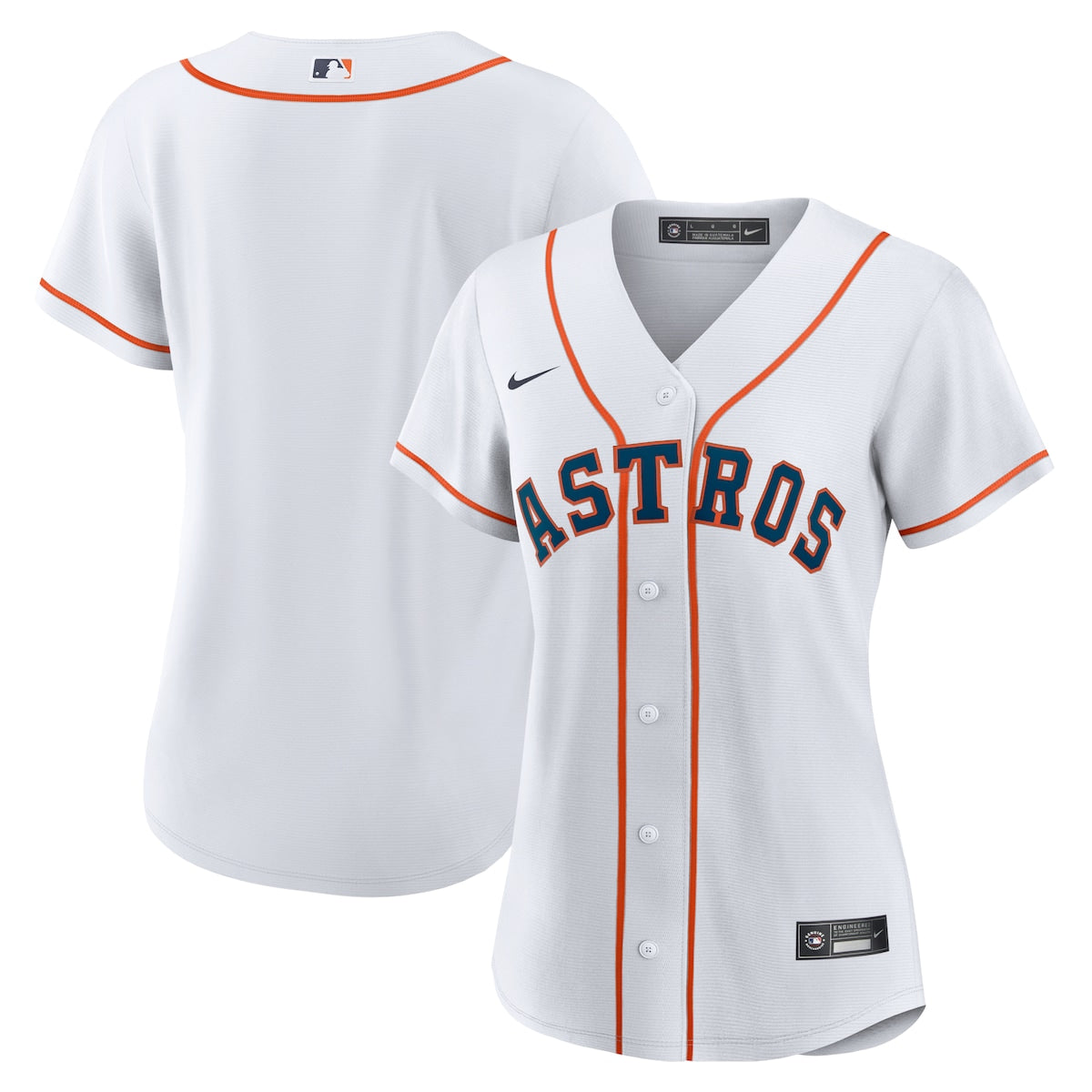 Women's  Nike Astros Alternate Replica Team Jersey - White