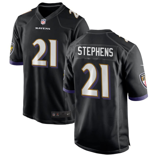 Brandon Stephens Baltimore Ravens Nike Youth Game Jersey - Black