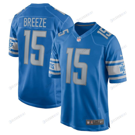 Brady Breeze Detroit Lions Player Game Jersey - Blue