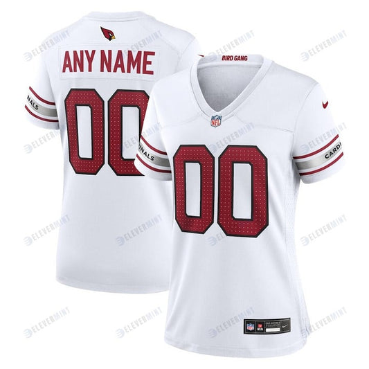 Arizona Cardinals Women's Custom Game Jersey - White