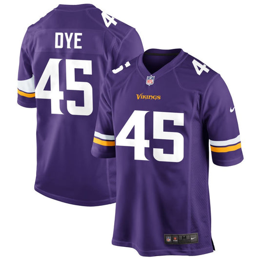 Troy Dye Minnesota Vikings Nike Game Jersey - Purple