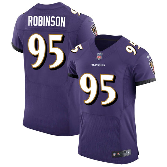 Tavius Robinson Baltimore Ravens Nike Speed Machine Elite Jersey - Purple