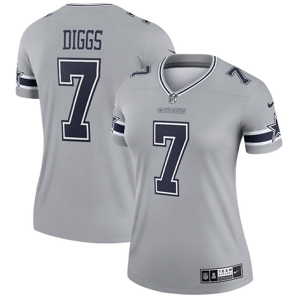 Women's Dallas Cowboys Trevon Diggs Game Jersey - Silver